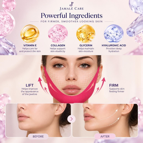 Jamalé Care jaw mask ingredients and jawline care